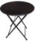 PrimoLiving Gartentisch aus Metall Balkontisch Klapptisch P-12512 klappbar Dunkelbraun