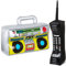 Akemaio 2 Piezas de Radio Inflable Boombox Inflable teléfono móvil Accesorios inflables para Decoraciones de Fiesta de los años 80 y 90