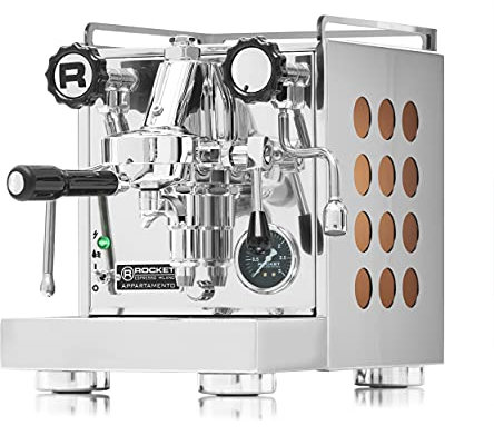 Rocket Appartamento Cuivre | Porte-filtre compact pour machine à expresso – Double circuit avec groupe café E61