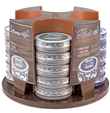 Reuzel Hybrid Poker Chip Display (unbestückt) - Aussteller für Reuzel Pomaden für den Barbershop