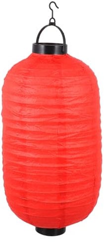 jojofuny Led Papier Japanische Laternen Garten Chinesische Lampions Papierlaterne Papierlampe für Outdoor Draußen Sushi Restaurant Hängende Lampen Dekoration