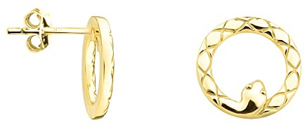 SOFIA MILANI - Damen Ohrringe 925 Silber - Schlangen Kreis Ohrstecker