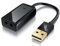 CSL - USB Externe Soundkarte, USB auf Klinke 3,5 mm 3D Stereo, USB auf Audio Adapter, External Sound Card, kompatibel mit Windows, Linux und Mac, Schwarz
