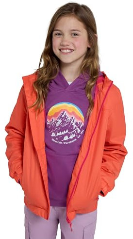 Mountain Warehouse Torrent Kids Waterproof Rain Jacket Candy 7-8y