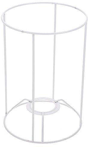 Holibanna Lampenschirm Rahmen Aus Metall Diy Lampenschirm Gestell Für Hängelampen Und Tischlampen Rund 14X14X26Cm Vintage Design Für Elegante Beleuchtung