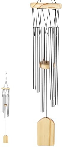 Frevoitna Windspiel Garten, Klangspiel für Draußen Hängend, Garden Wind Chimes, Hängendes Türklingel-Windspiel als Geschenk, Garten Glockenspiel, Metal Wind Chime