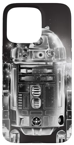 iPhone 15 Pro Max Star Wars R2-D2 Retro Galaxy Black Case