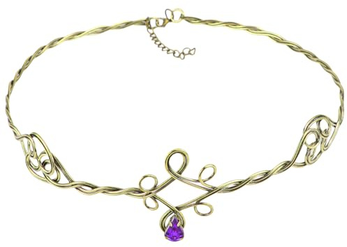 ZJIVQO Haarband Strass Damen Haarreifen Damen Strass,Elfen Kopfschmuck, Prinzessin Kristall Tiara Headwear, Kristallperlen Stirn Kopfschmuck für Braut Brautjungfern Mädchen
