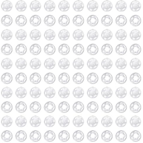 50 Paar Kunststoffknöpfe, Transparente Knöpfe, Verschlussknöpfe, Unsichtbare Nähknöpfe, Druckknöpfe Für Kleidung, DIY-Nähzubehör