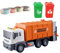 perfeclan Grand camion à ordures, jouet de recyclage, voiture éducative Push and Go, jouet pour filles de 3, 4 et 5 ans, cadeau pour garçons, Orange