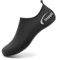 Steppli Water Shoes Beach Swim Pool Sea Surf Aqua Wet Socks Yoga Quick-Dry Breathable Lightweight Shoes for Men Women Black EU42/43=UK7.5/8.5