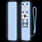 Custodia protettiva per telecomando Hisense ERF6A80 ERF6G80H ERF6F80H per Hisense Class A7 U8 Series 4K TV Remote Cover in silicone antiscivolo morbida protezione con cordino (blu luminoso)