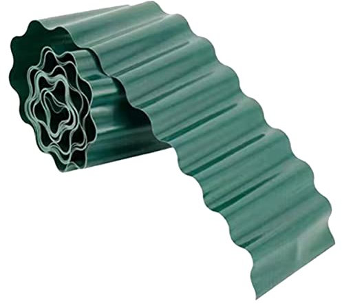 Sosoport Gartenzaun Dekoration hängen Revers Brosche große Ramenschale Stand Valentinstag lose Perlen Ort kunststoffzaun bettumrandung wegda Gartenbeeteinfassung Rasen Grenzen Plastik Green