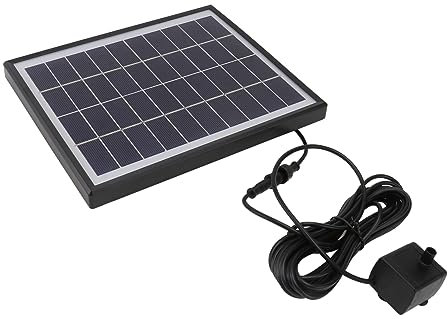 UPKOCH 5w Pompe De Fontaine Solaire Pompe à Eau Pour Jardin Cascade Bain Oiseaux Flottante Noir h