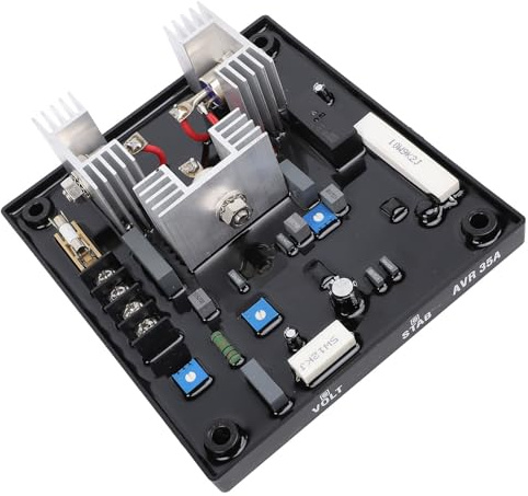 Riuulity Generator AVR Stabilisator, Bürstenloses Spannungsreglermodul – Stufenlose Anpassung – für Verschiedene Generatoren aus Kunststoff