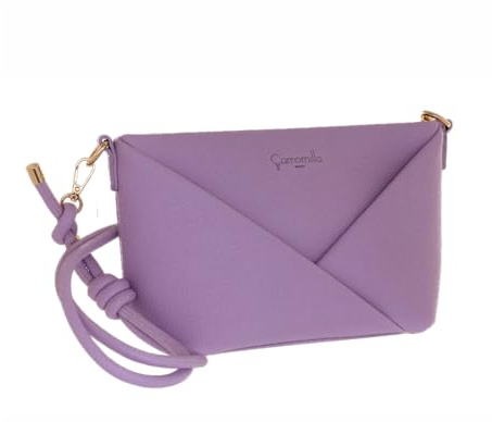 Camomilla Milano Borsa a Tracolla Donna, Similpelle, Collezione Glassè, Colore Lilla