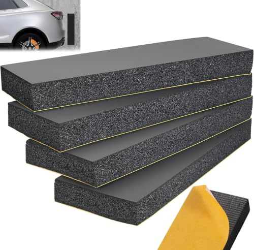 4er Garagen Wandschutz Autotür, 30x10x3cm Selbstklebend Türkantenschutz | Türschutz Wasserabweisend Anti-kollision Anti-reibung für Autotüren Garage Carport