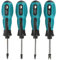 Lot de 4 tournevis en forme de fourche en U, tournevis magnétique antidérapant CRV, outil à main multifonctionnel