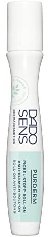 DADO SENS PURDERM PICKEL-STOP ROLL-ON 10 ml - Bei Unreiner Haut jeden Alters - Zur Unterstützung eines Klareren Hautbilds - Auch Therapiebegleitend bei Akne & Spätakne, Vegan