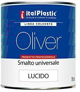 Smalto a Solvente per Ferro e Legno Lucido OLIVER 0,750 Lt colori assortiti (Nocciola 106)