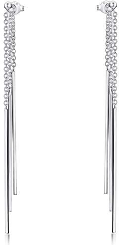 MATERIA by Matthias Wagner Pendel Ohrringe Silber 925 Damen hängend - Lange Ohrstecker echt SO-40-Silber