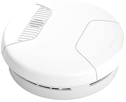 Gigaset Smoke Sensor 2,0 ONE X - Rauchmelder Schutz vor Rauchentwicklung - 85 dB Alarmton - 10 Jahres Batterie, einfache Verbindung - Smart-Home Set Ergänzung mit Gigaset Base kompatibel - App, weiß
