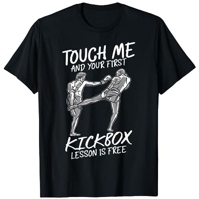 Lustiger Spruch Kickboxen T-Shirt