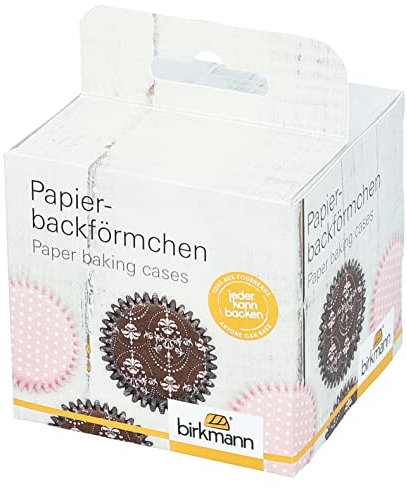 Birkmann, Papierbackförmchen, La Belle Rose, 100 Stück