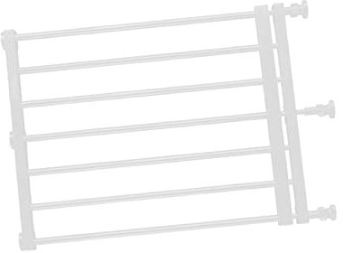 LOVIVER Portable Retractable Pet Dog Gate Adjustable Barrier Fence Stair Gate Screen Door Protection for Cat Outdoor Garden Doorway Stairways, Height 42cm