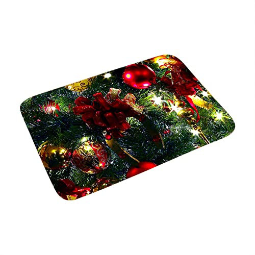 Weihnachten Küchenteppich Gothic Tapete Herbst Willkommensbereich Teppich Fußmatte Witzig Fussmatte Lustige Sprüche für Schlafzimmer Küche Indoor Oder Outdoor Fußmatten,40X60Cm
