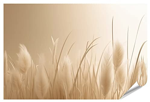 islandburner XXL Bild Poster Pampasgras Minimalist Pampasgras Minimalist Premium Bilder Fotodruck