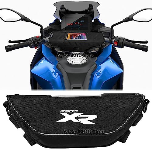 Borsa da manubrio per F900XR F900R Borsa da navigazione per volante da moto, borsa per telefono impermeabile portatile (F900XR)
