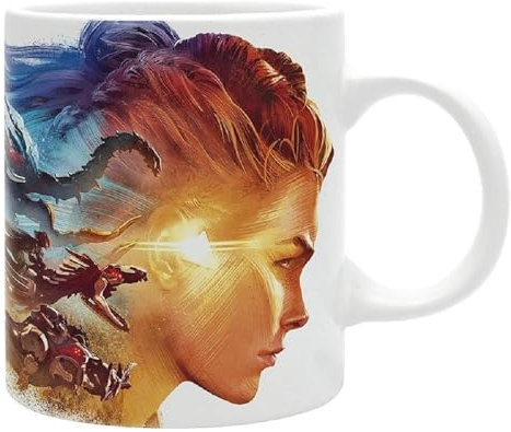 Horizon Forbidden West - Tasse - Aloy - Kaffeebecher - Kaffeetasse Logo - Mug - Keramik - Geschenkbox