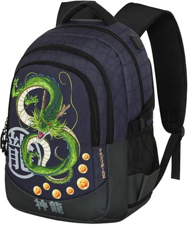 KARACTERMANIA Unisex 07290 Plus Running Rucksack Shenron, Dunkelblau, Einheitsgröße