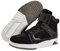 Bofucn Stivali da moto in pelle, scarpe da equitazione, antiscivolo, con cerniera laterale, per uomini e donne, Nero/Grigio, 8.5 Women/7.5 Men
