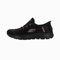Skechers Femme Summits Classy Night Basket, Black Mesh/Black/Rose Gold Trim, 40 EU