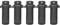 Walkie de Repuesto de 5 Piezas, TK3207 TK2207 TK3207G TK2207G Radios Bidireccionales5 Piezas Clip de Cinturón de Radio Talkie de Plástico Duradero Portátil para Kenwood Kenwood