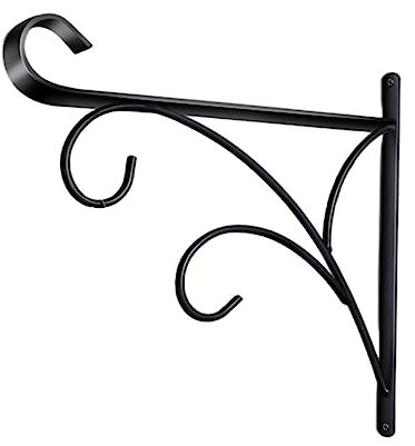 POPETPOP Crochet Suspendu Plantes Fer Résistant Support Pot Fleur Ajustable Pour Balcon Jardin Extérieur Murale Décor