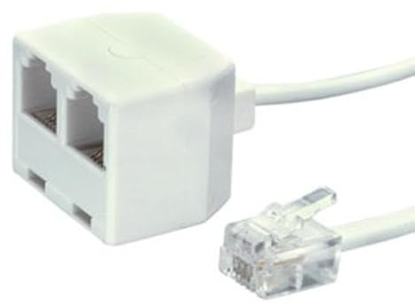 Levitantes Cable telefónico de 4 conductores tipo marfil, ideal para conexiones de telefonía y sistemas de comunicación.