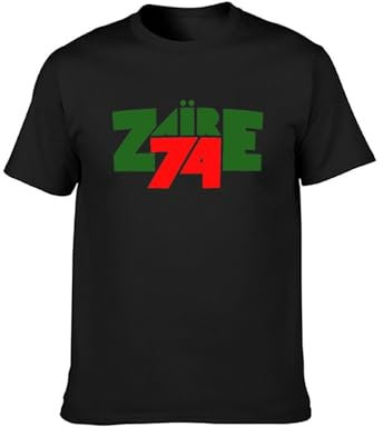 Zaire 74 African Pride Black Men's T-Shirt Unisex Tee Black S
