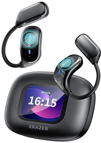 MTOXW AI Auriculares Traductores, 3 en 1 Traductor Instantaneo de Voz en 135 Idiomas con App, Bluetooth 5.4 Auriculares con Pantalla Táctil 60H Tiempo de Use IPX6 Impermeable para Viajes