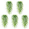 AGSYFFD 5 Pièces Plante Suspendue Artificielle, Panier Suspendu Artificiel, Plante à Fleurs simulées, Convient pour l'intérieur et l'extérieur, Le Jardin, l'entrée, Le Mariage, la décoration Murale