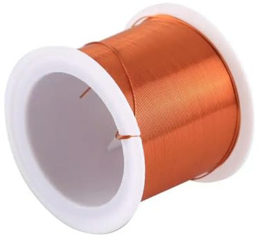 XDMING Alambre de Cobre esmaltado de 10 m/15 m/20 m/40 m/50 m Alambre esmaltado Fabricación de Alambre de bobinado electromagnético Alambre de Cobre electromagnético