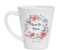 Mug Conique en Céramique 320 ml avec Couronne de Fleurs - Bonne Fête Mamie Personnalisable - Cadeau Fête des Grands-Mères - Cadeau Unique avec Prénoms des Petits-Enfants