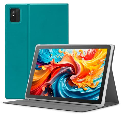 Android 15 Tablets, 10.1 Pollici Android Tablet con 8GB RAM 64GB ROM, Espandibile a 1TB, Processore Octa Core, HD IPS Display, 5G WiFi 6, Tablet Computer Certificati GMS per