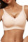 Vtelor Bügelloser BH Damen Ohne Bügel Push up BH Große Brüste Starker Halt Soft Seamless Nahtloser BHS V-Ausschnitt Bequem Tshirt Schlaf Bra Klassische Bustier Gepolstert Bralette Ohne Buegel