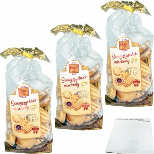 usy Bundle für Esser Sommergebäckmischung 3er Pack (3x250g Beutel) + usy Block