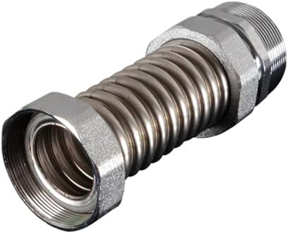 HF Mont Fuelle de aire acondicionado central DN32 de 1-1/4 de acero inoxidable 304 con cabeza de hierro engrosado y doble junta de alambre exterior.(250mm)