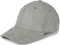 styleBREAKER 6-Panel Cap in Veloursleder Optik, Wildleder Optik, Baseball Cap, verstellbar, Unisex 04023049, Farbe:Hellgrau