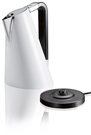 BUGATTI, Vera Easy, Electric Water Kettle with Removable Limescale Filter, Capacity 1.75 liters, 2180 W, Stainless Steel Body, White Color